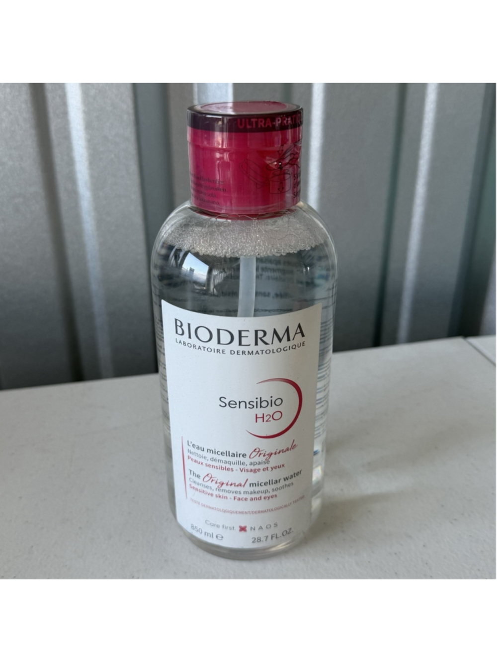 New Sealed Bioderma Sensibio H2O Micellar Water Makeup Remover 28.7 Fl Oz 850ml